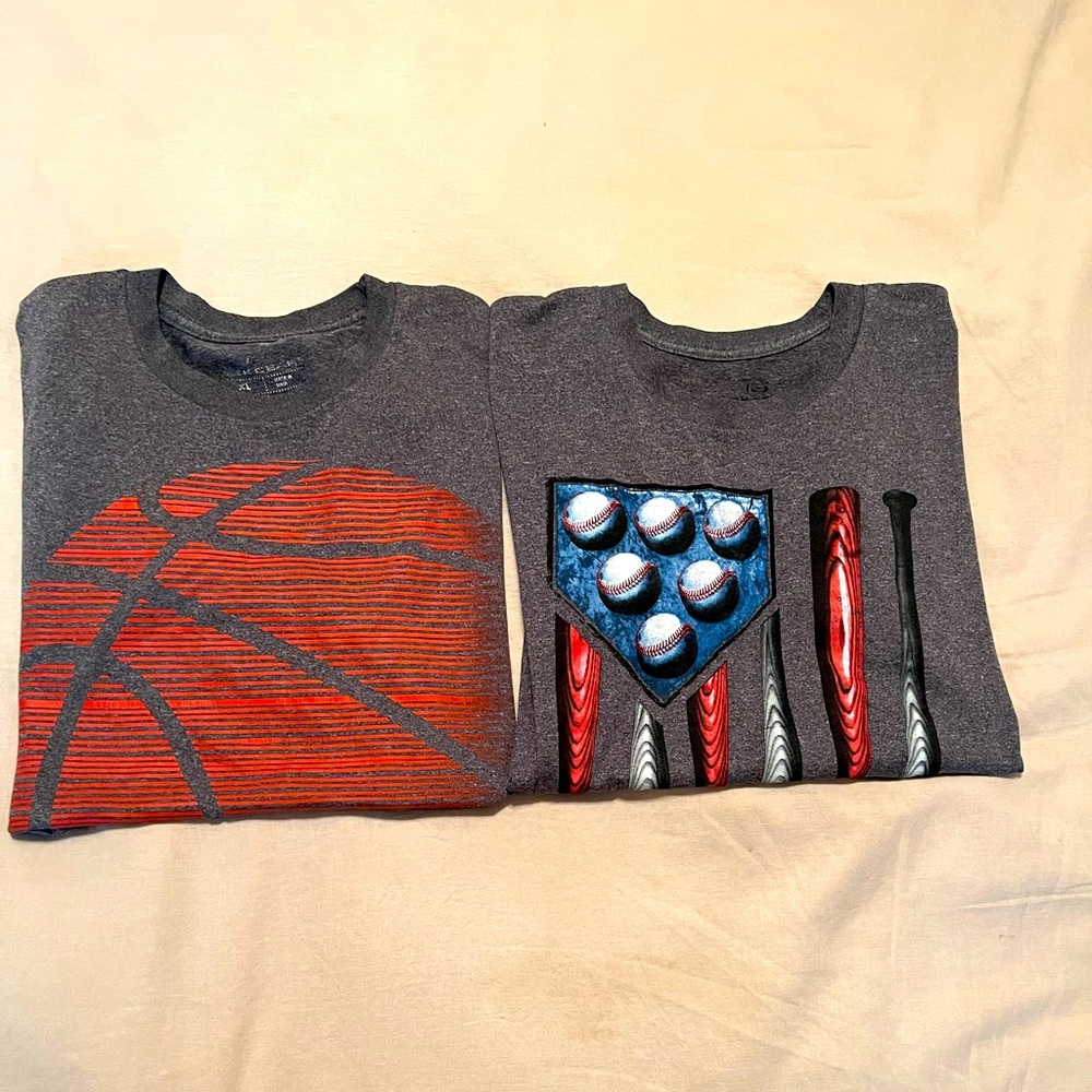 Tek Gear 2 athletic Shirts Boys size XL